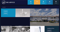 Desktop Screenshot of parsampoule.ir